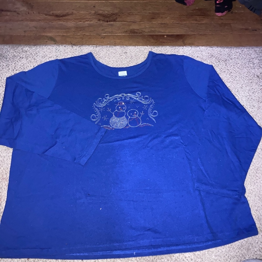 Blue Christmas Long Sleeve